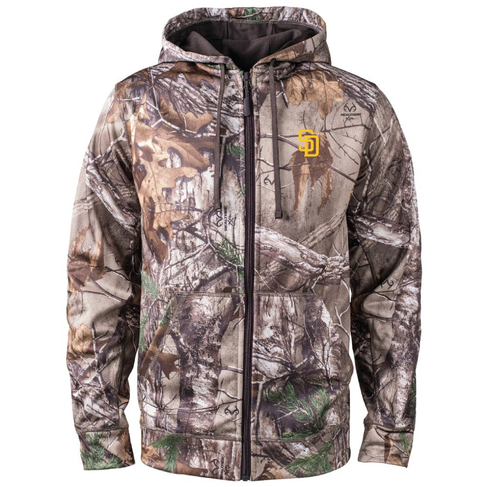 San Diego Padres Dunbrooke Trophy Realtree Full-Zip Hoodie - Camo Hoodies