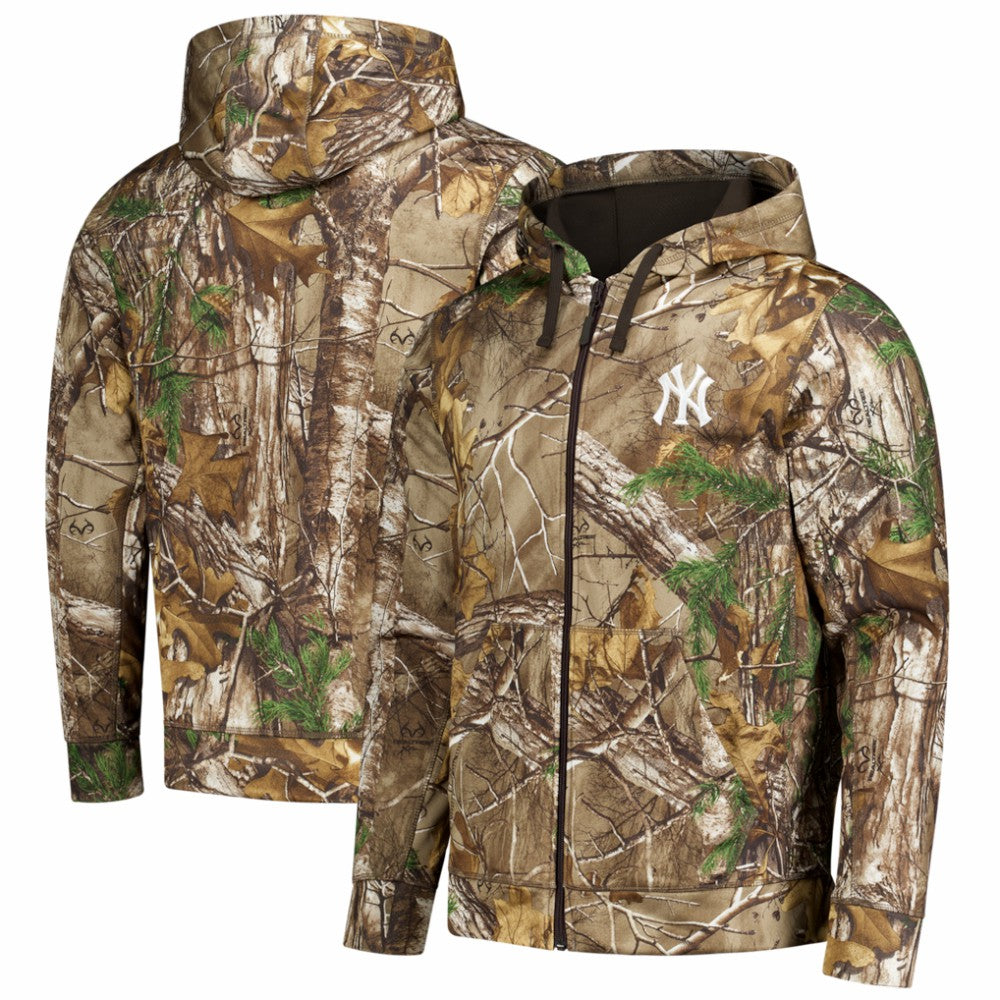 New York Yankees Dunbrooke Trophy Realtree Full-Zip Hoodie - Camo Hoodies