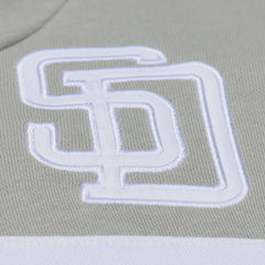 San Diego Padres Mitchell & Ness Cooperstown Collection Thunderstorm Head Coach Hoodie - Gray Hoodies