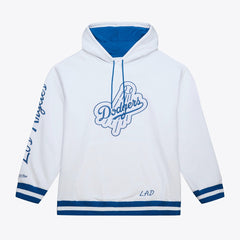 Los Angeles Dodgers Mitchell & Ness Cooperstown Collection Fleece Hoodie - White Hoodies