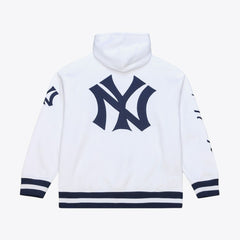 New York Yankees Mitchell & Ness Cooperstown Collection Fleece Hoodie - White Hoodies