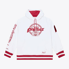 Philadelphia Phillies Mitchell & Ness Cooperstown Collection Fleece Hoodie - White Hoodies