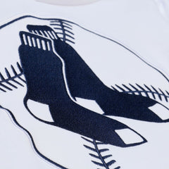 Boston Red Sox Mitchell & Ness Cooperstown Collection Fleece Hoodie - White Hoodies