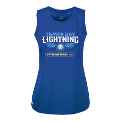 Tampa Bay Lightning Levelwear Women's 2026 NHL Stadium Series Macy Tank Top - Blue | US 203659136
