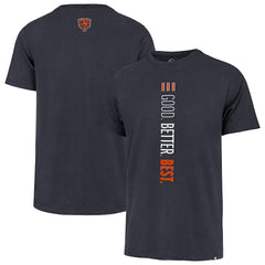 Chicago Bears '47 Good. Better. Best. Franklin T-Shirt - Navy T-shirts