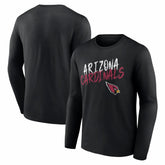 Arizona Cardinals Hustle Long Sleeve T-Shirt - Black T-shirts
