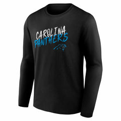 Carolina Panthers Hustle Long Sleeve T-Shirt - Black T-shirts