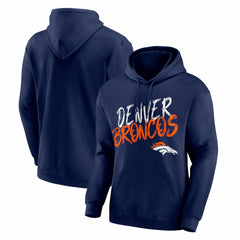 Denver Broncos Hustle Hoodie - Navy Hoodies