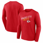 Kansas City Chiefs Hustle Long Sleeve T-Shirt - Red T-shirts