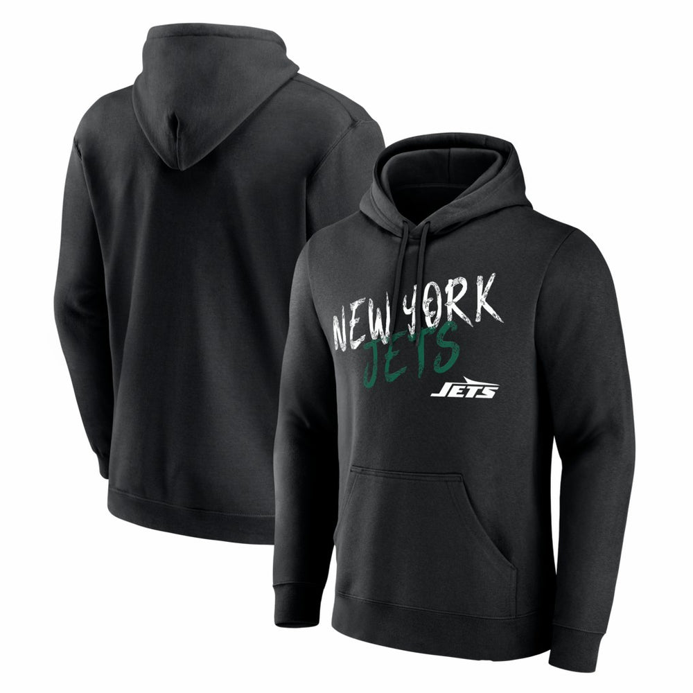 New York Jets Hustle Hoodie - Black Hoodies