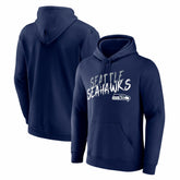 Seattle Seahawks Hustle Hoodie - College Navy Hoodies