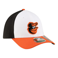 Baltimore Orioles New Era Player Replica 39THIRTY M-Crown Flex Hat - White/Orange Hats