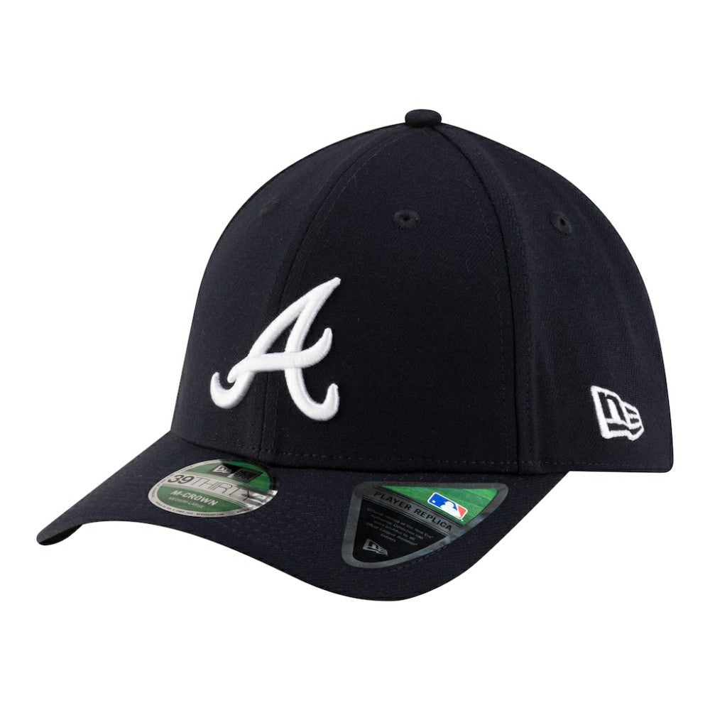 Atlanta Braves New Era Player Replica 39THIRTY M-Crown Flex Hat - Navy Hats