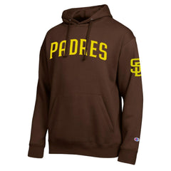 San Diego Padres Champion All Star Wordmark Hoodie - Brown Hoodies