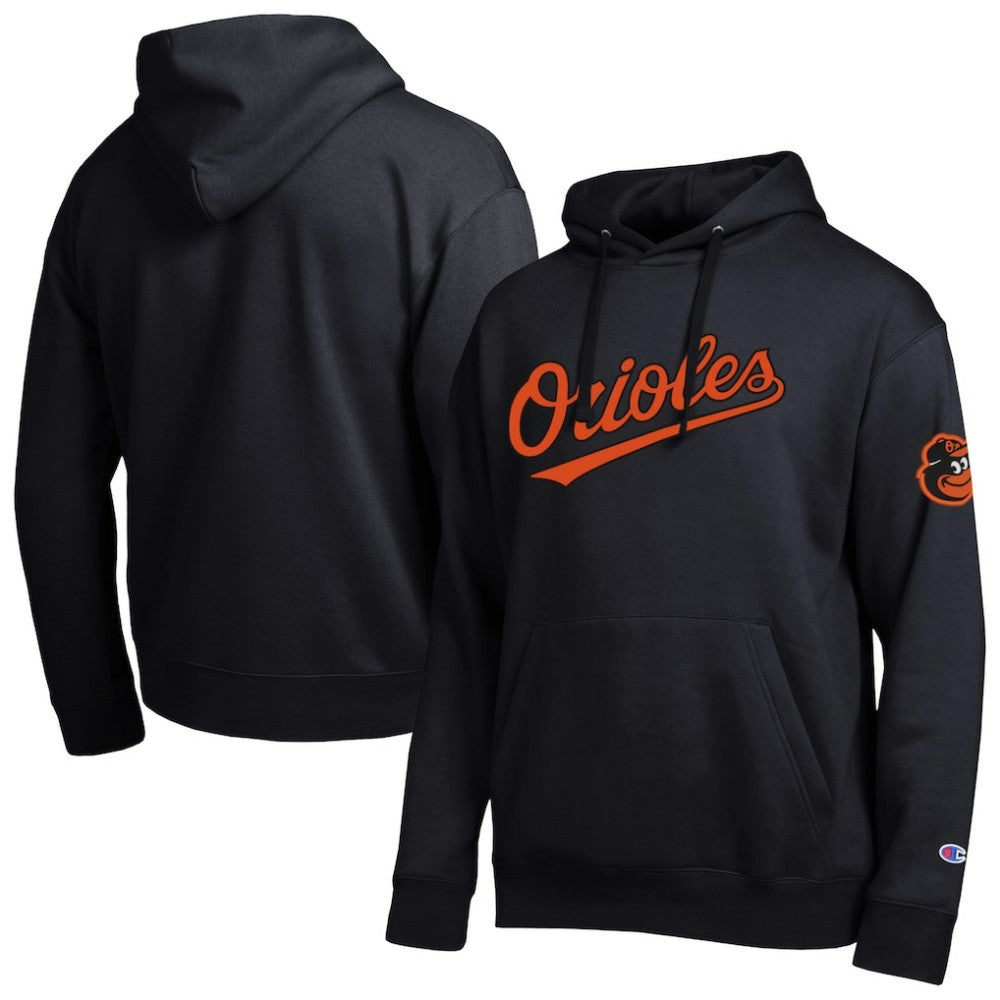 Baltimore Orioles Champion All Star Wordmark Hoodie - Black Hoodies