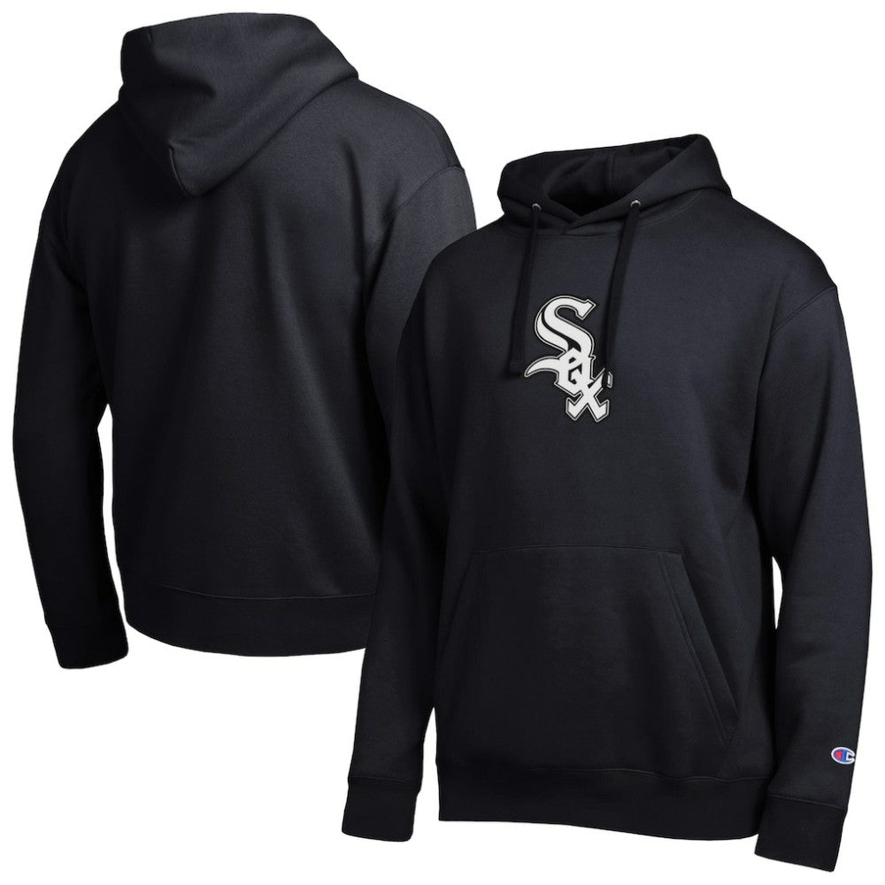 Chicago White Sox Champion All Star Embroidered Logo Hoodie - Black Hoodies