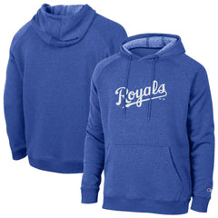 Kansas City Royals Champion Triumph Tri-Blend Raglan Hoodie - Royal Hoodies