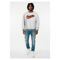 Baltimore Orioles Champion Reverse Weave Sweatshirt - Heather Gray Sweatshirts