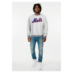 New York Mets Champion Reverse Weave Sweatshirt - Heather Gray Sweatshirts