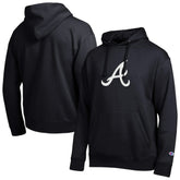 Atlanta Braves Champion All Star Embroidered Logo Hoodie - Black Hoodies