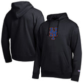 New York Mets Champion All Star Embroidered Logo Hoodie - Black Hoodies