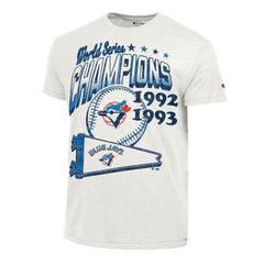 Toronto Blue Jays Champion Winning Tradition Cooperstown Tri-Blend T-Shirt - White T-shirts