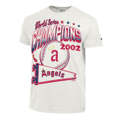 Los Angeles Angels Champion Winning Tradition Cooperstown Tri-Blend T-Shirt - White T-shirts