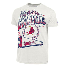 St. Louis Cardinals Champion Winning Tradition Cooperstown Tri-Blend T-Shirt - White T-shirts