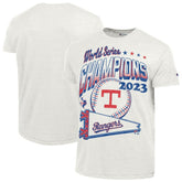 Texas Rangers Champion Winning Tradition Cooperstown Tri-Blend T-Shirt - White T-shirts