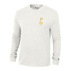 Pittsburgh Pirates Champion Cooperstown Winning Tradition Tri-Blend Long Sleeve T-Shirt - White T-shirts