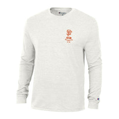 San Francisco Giants Champion Cooperstown Winning Tradition Tri-Blend Long Sleeve T-Shirt - White T-shirts