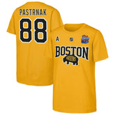 David Pastrnak Boston Bruins Fanatics Youth Alternate Captain 2026 Stadium Series T-Shirt - Gold | US 203670839