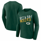 Green Bay Packers Hustle Long Sleeve T-Shirt - Green T-shirts