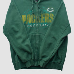 Green Bay Packers Team Edition Apparel 2010s Hooded Full Zip Sweatshirt - Green Sweatshirts