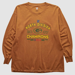 Green Bay Packers NFL 2007 Long Sleeve T-shirt - Orange T-shirts