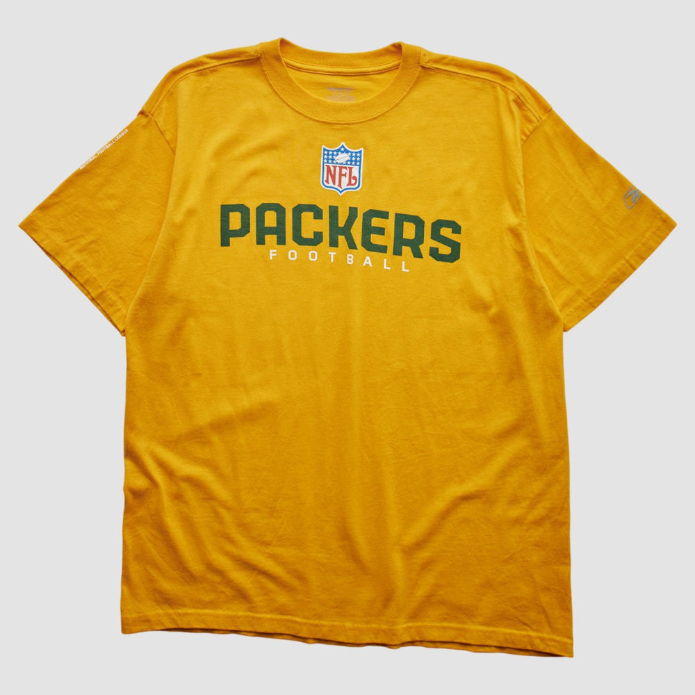 Green Bay Packers Reebok 2000s T-shirt - Yellow T-shirts