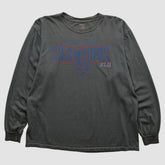 New York Giants Reebok 2008 Long Sleeve T-shirt - Charcoal T-shirts