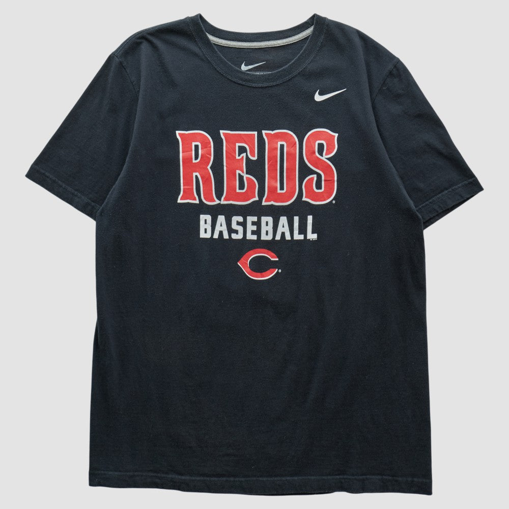Cincinnati Reds Nike 2010s T-shirt - Black - Vintage T-shirts