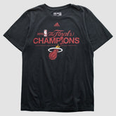 Miami Heat 2013 T-shirt Black Vintage - Adidas outlet