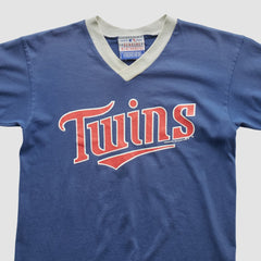 Minnesota Twins MLB Genuine Merchandise 90s T-shirt - Blue - XXVintage T-shirts