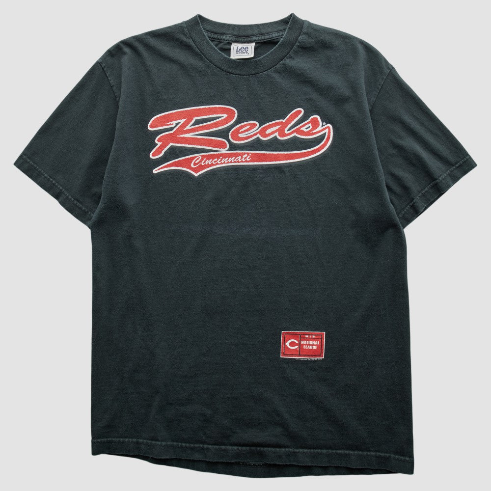 Cincinnati Reds Lee Apparel 2000s T-shirt - Charcoal - Vintage T-shirts