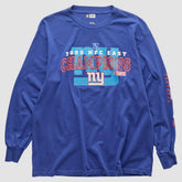 New York Giants NFL 2008 Long Sleeve T-shirt - Blue T-shirts