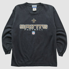 New Orleans Saints Reebok 2000s Pullover Sweatshirt - Black Pullover
