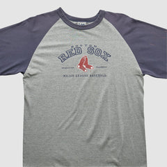 Boston Red Sox Lee Apparel 2000s T-shirt - Heather Gray - Vintage T-shirts