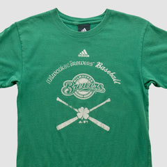Milwaukee Brewers Adidas 2000s T-shirt - Green - XXVintage T-shirts