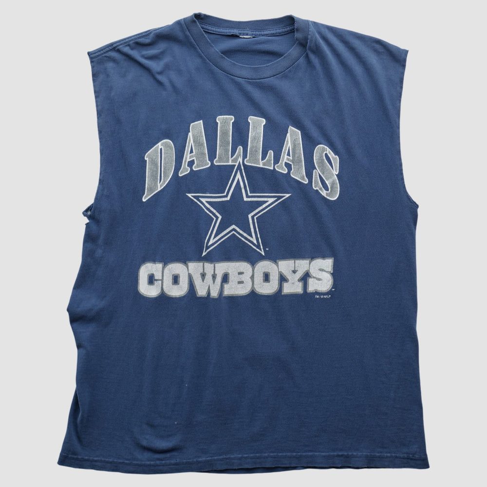 Dallas Cowboys 90s Tank - Navy Tanks