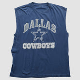 Dallas Cowboys 90s Tank - Navy Tanks