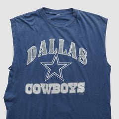 Dallas Cowboys 90s Tank - Navy Tanks