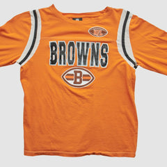 Cleveland Browns NFL 2010s Long Sleeve T-shirt - Orange T-shirts