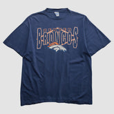 Denver Broncos Tultex 90s T-shirt - Navy T-shirts